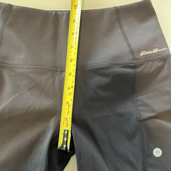 Eddie Bauer Petite Small Guide Trex Collection Compression Shorts Black NWT - Picture 10 of 11